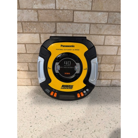 Panasonic Shockwave SL-SW505 Portable CD Player / Anti-Shock / XBS